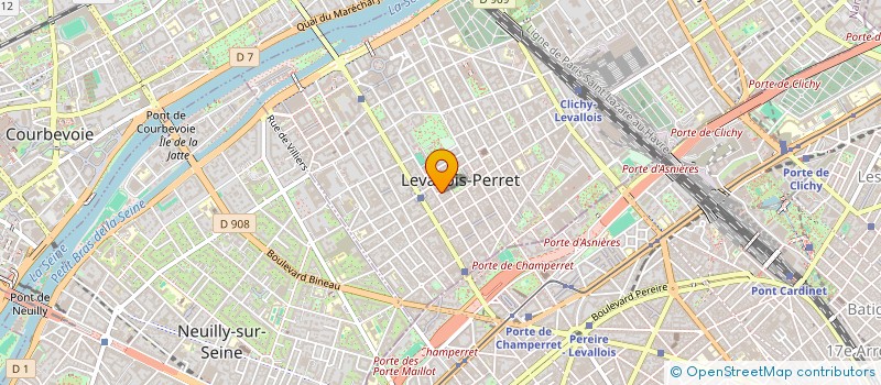 localisation de l'entreprise JASMIN à LEVALLOIS-PERRET