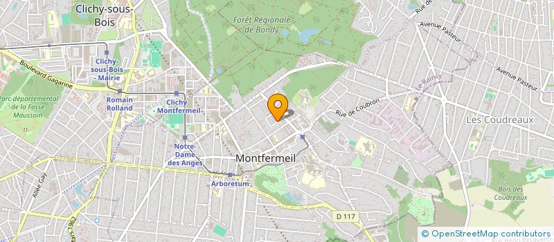 localisation de l'entreprise JASMIN à MONTFERMEIL