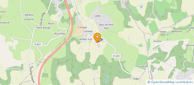 localisation de l'entreprise JASMIN  PUJOLS