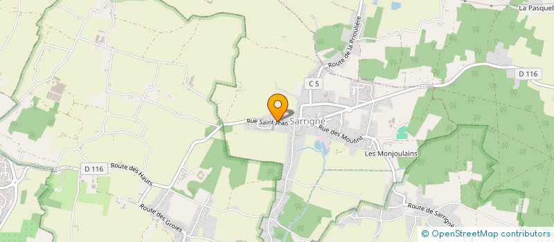 localisation de l'entreprise JASMIN  SARRIGNE