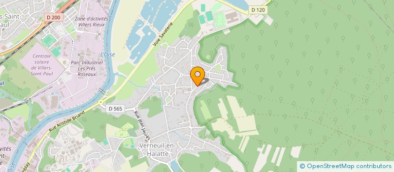 localisation de l'entreprise JASMIN  VERNEUIL-EN-HALATTE