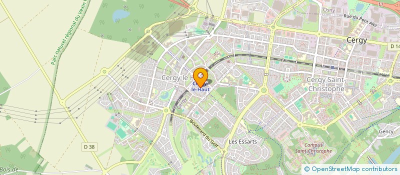 localisation de l'entreprise JASMIN BAT  CERGY