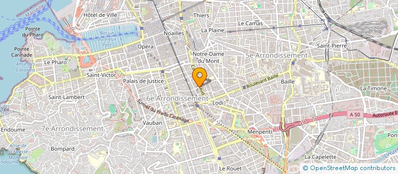 localisation de l'entreprise JASMIN BEAUTE à MARSEILLE