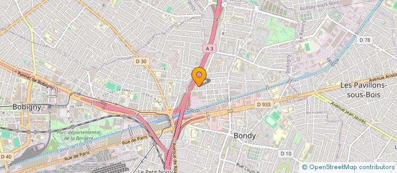 localisation de l'entreprise JASMIN CREATIONS  BONDY