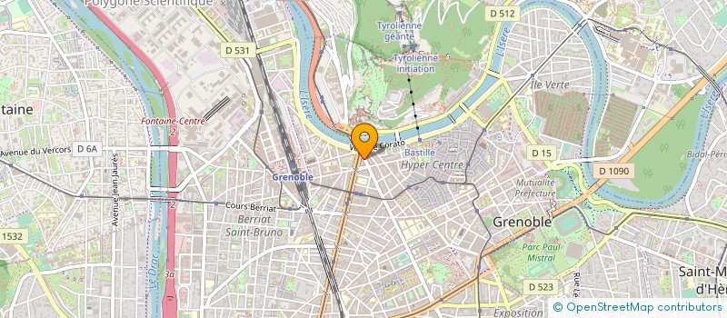 localisation de l'entreprise JASMIN MASSAGE THAI à GRENOBLE