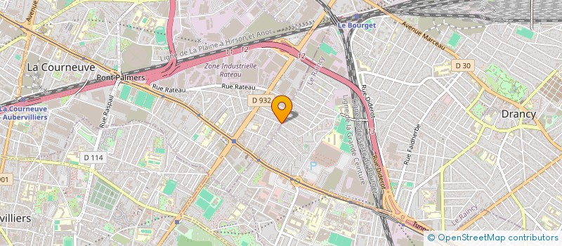 localisation de l'entreprise JASMINA à LA COURNEUVE