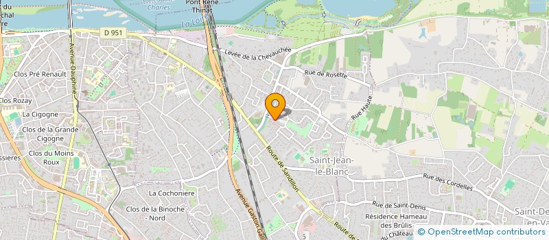 localisation de l'entreprise JASMINA  SAINT-JEAN-LE-BLANC