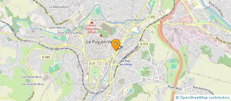 localisation de l'entreprise JASMINA INSTITUT  LE PUY-EN-VELAY