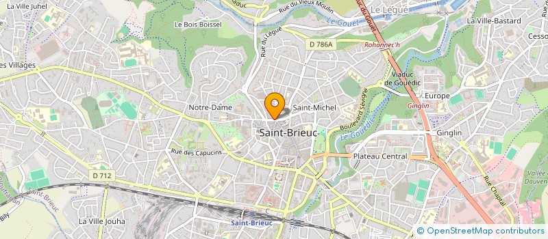 localisation de l'entreprise JASMINE à SAINT-BRIEUC