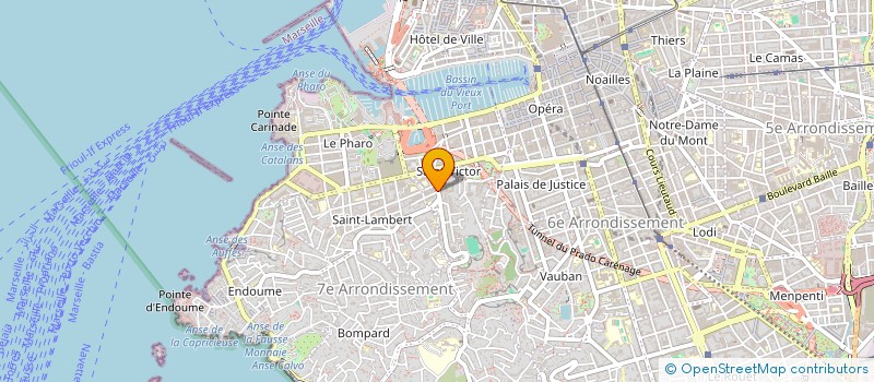 localisation de l'entreprise JASMINE à MARSEILLE