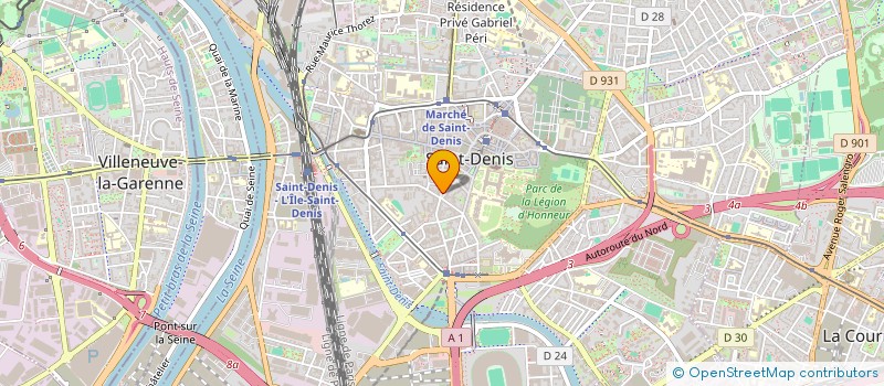 localisation de l'entreprise JASMINE à SAINT-DENIS