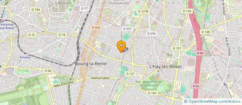 localisation de l'entreprise JASMINE à BOURG-LA-REINE