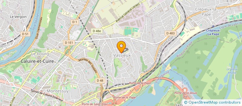 localisation de l'entreprise JASMINE  CALUIRE-ET-CUIRE