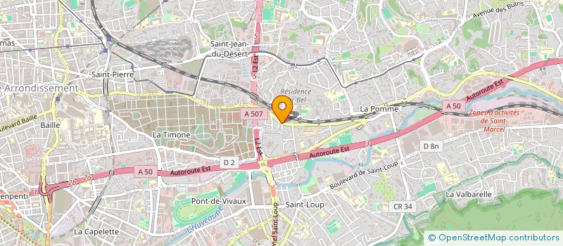 localisation de l'entreprise JASMINE à MARSEILLE