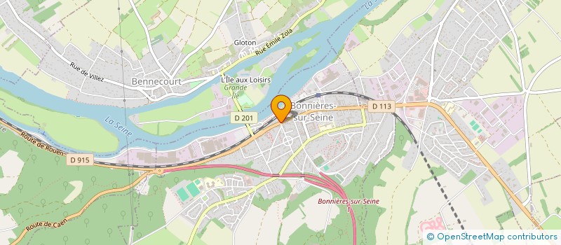 localisation de l'entreprise JASMINE  BONNIERES-SUR-SEINE