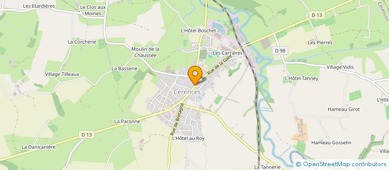 localisation de l'entreprise JASMINE CERENCES  CERENCES