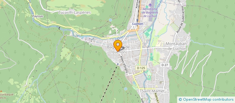 localisation de l'entreprise JASMINE JOLI CHAPEAU à BAGNERES-DE-LUCHON