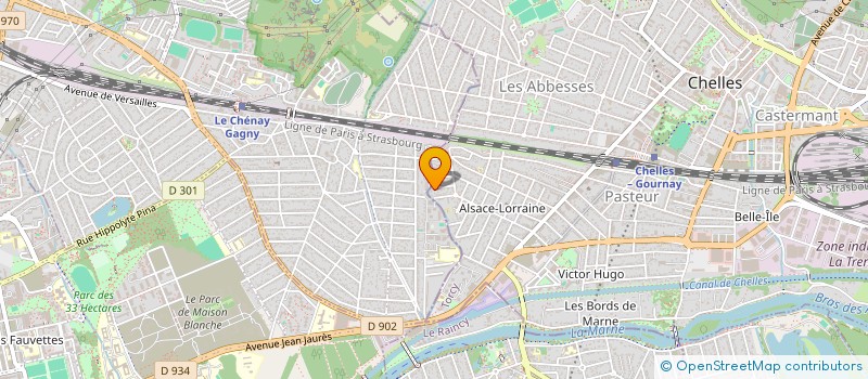localisation de l'entreprise JASON CONSULTING à CHELLES