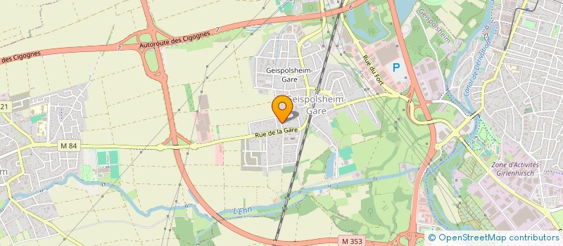 localisation de l'entreprise JASP  GEISPOLSHEIM