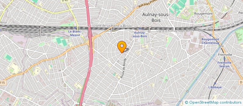 localisation de l'entreprise JASPAL à AULNAY-SOUS-BOIS
