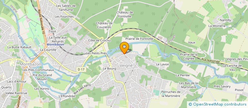localisation de l'entreprise JASPARIS à VEIGNE