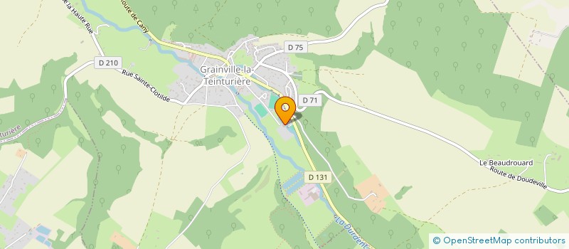 localisation de l'entreprise JASPART AUTOMOBILE GARAGE DE LA VALLEE à GRAINVILLE-LA-TEINTURIERE