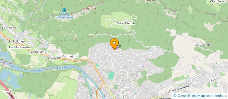 localisation de l'entreprise JASPE  BONNEVILLE