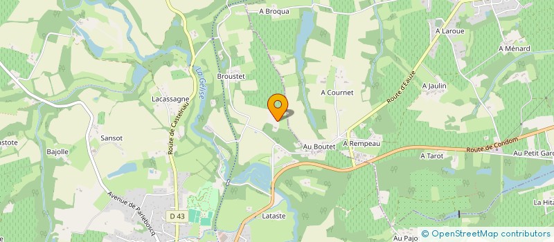 localisation de l'entreprise JASPESHIP LDA à EAUZE