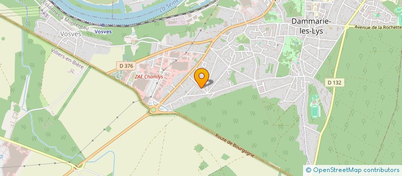 localisation de l'entreprise JASS&CO à DAMMARIE-LES-LYS