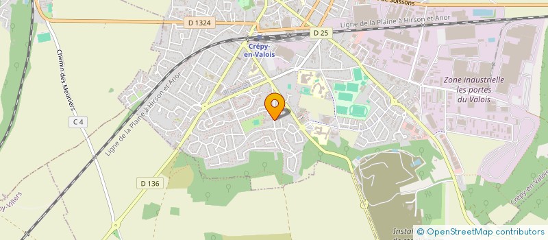 localisation de l'entreprise JASSEM  CREPY-EN-VALOIS