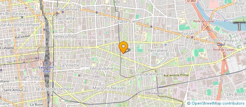 localisation de l'entreprise JASSERAND-ZOBERMAN  VILLEURBANNE