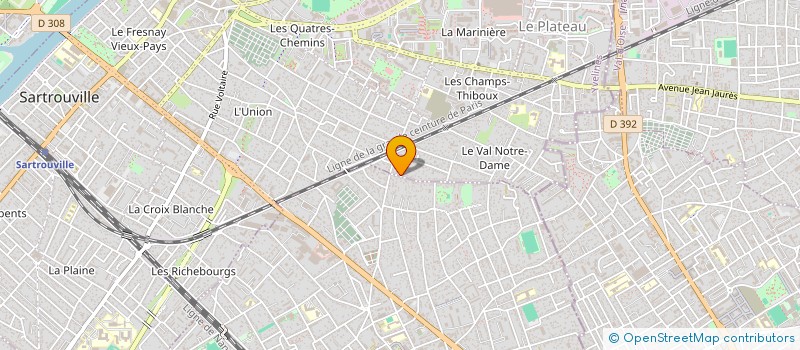 localisation de l'entreprise JASSIM ET PARTNERS à SARTROUVILLE