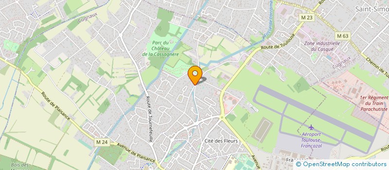 localisation de l'entreprise JASY  CUGNAUX