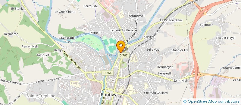 localisation de l'entreprise JASY  PONTIVY