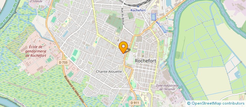 localisation de l'entreprise JASY  ROCHEFORT