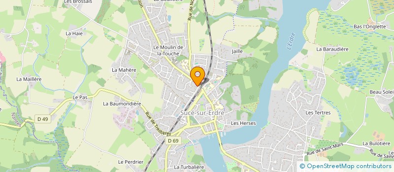 localisation de l'entreprise JASY INVEST  SUCE-SUR-ERDRE