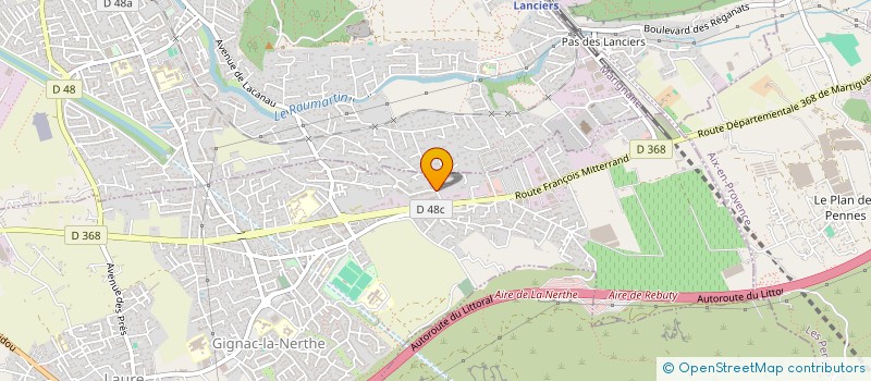 localisation de l'entreprise JAT à GIGNAC-LA-NERTHE