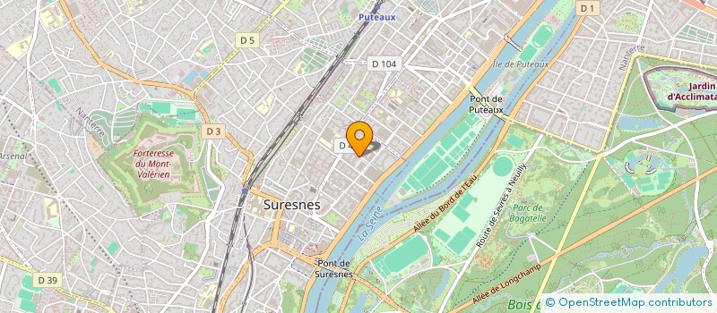 localisation de l'entreprise JAT PARIS INVEST à SURESNES