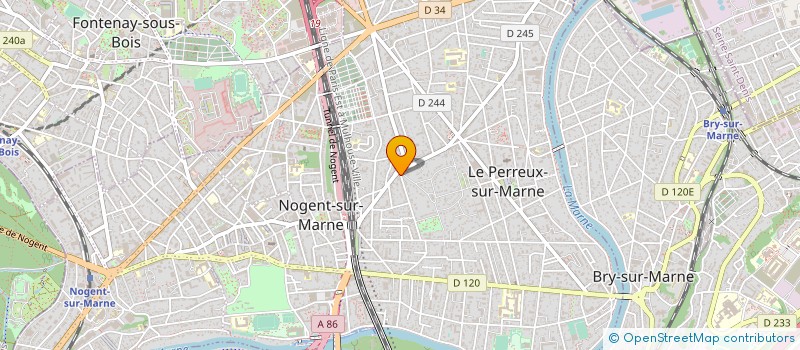 localisation de l'entreprise JATB  LE PERREUX-SUR-MARNE