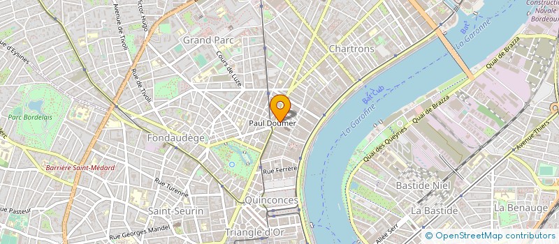 localisation de l'entreprise JATHA à BORDEAUX