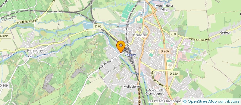 localisation de l'entreprise JATIVA SA à CHAGNY