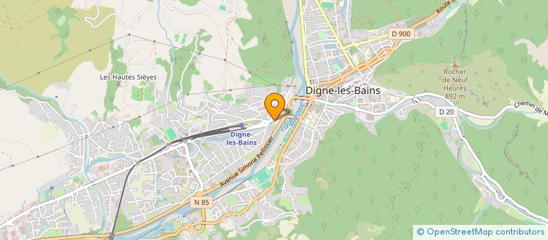 localisation de l'entreprise JAUBERT à DIGNE-LES-BAINS