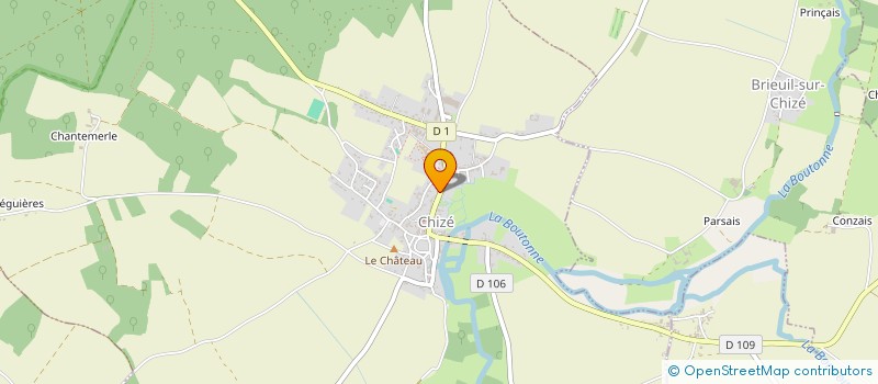 localisation de l'entreprise JAUCOU  CHIZE