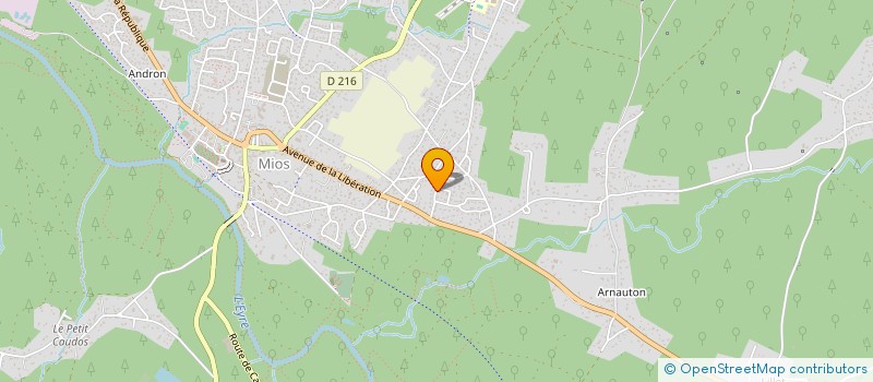 localisation de l'entreprise JAUD FRERES EARL  GUJAN-MESTRAS