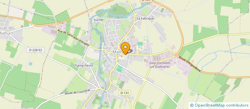 localisation de l'entreprise JAUD FRERES SARL à MATHA