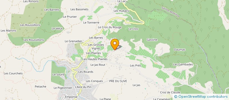 localisation de l'entreprise JAUDEL ASCM  LE PLAN-DE-LA-TOUR