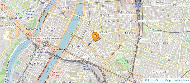 localisation de l'entreprise JAUDIS  LYON