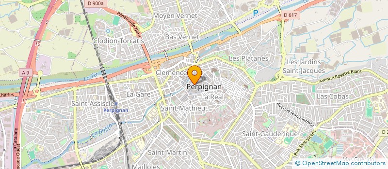 localisation de l'entreprise JAUDIS à PERPIGNAN