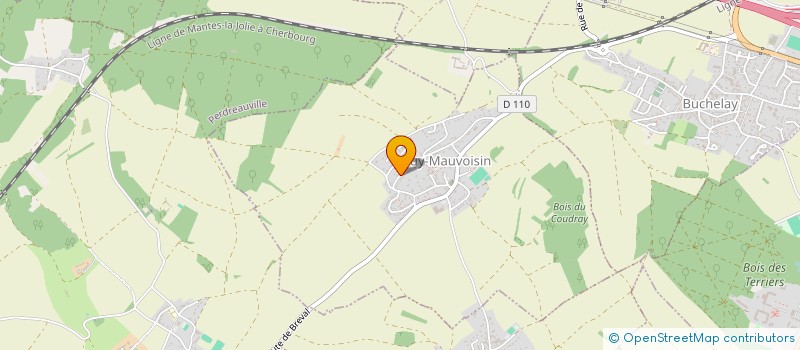 localisation de l'entreprise JAUDTHERM  JOUY-MAUVOISIN