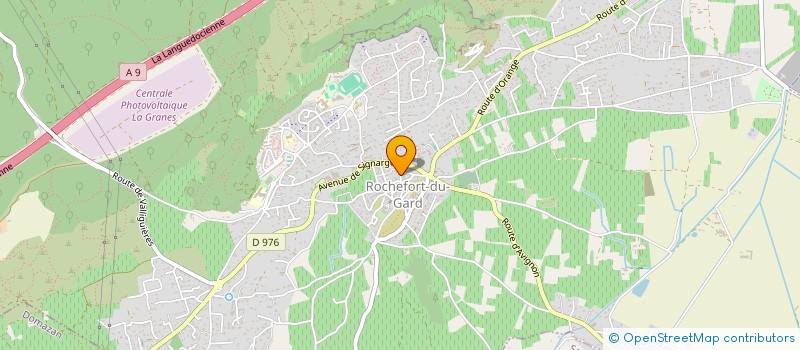 localisation de l'entreprise JAUFFRET CHARLES ET YVONNE  ROCHEFORT-DU-GARD